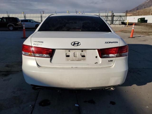 5NPEU46F76H129006 - 2006 HYUNDAI SONATA GLS WHITE photo 6