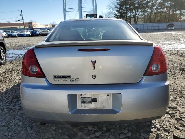 1G2ZG58B474253805 - 2007 PONTIAC G6 BASE SILVER photo 6