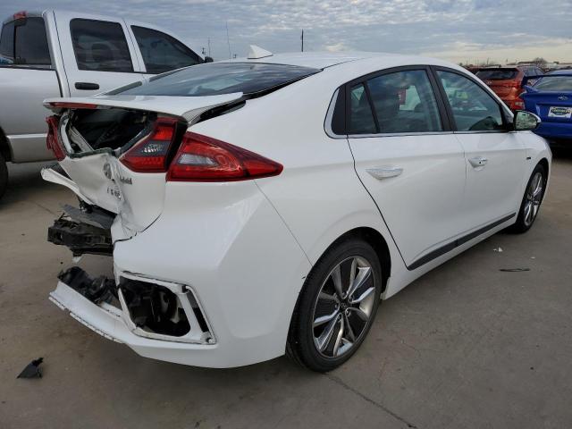 KMHC05LC6KU124829 - 2019 HYUNDAI IONIQ LIMITED WHITE photo 3