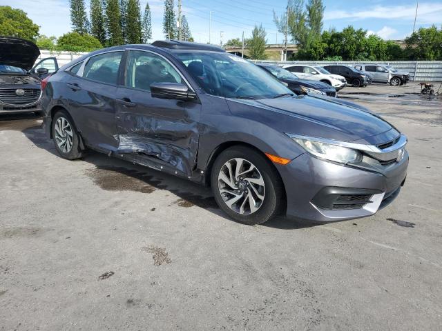 2HGFC2F71HH567392 - 2017 HONDA CIVIC EX GRAY photo 4