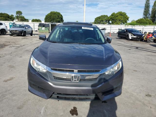 2HGFC2F71HH567392 - 2017 HONDA CIVIC EX GRAY photo 5
