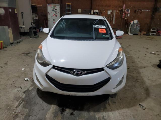 KMHDH6AE2DU016265 - 2013 HYUNDAI ELANTRA CO GS WHITE photo 5