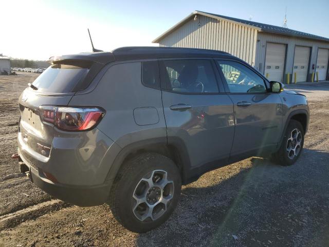 3C4NJDDBXNT171810 - 2022 JEEP COMPASS TRAILHAWK GRAY photo 3