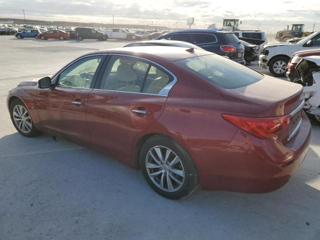 JN1BV7AP0FM356824 - 2015 INFINITI Q50 BASE BURGUNDY photo 2