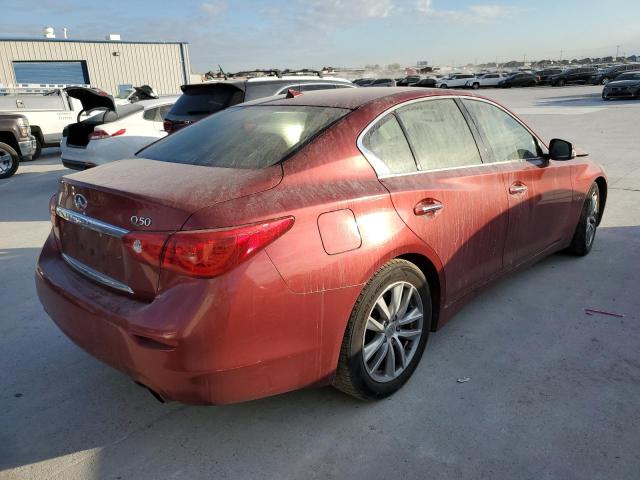 JN1BV7AP0FM356824 - 2015 INFINITI Q50 BASE BURGUNDY photo 3