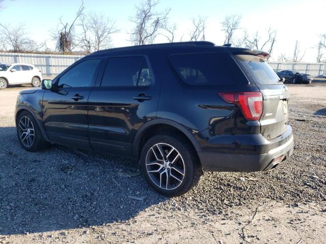 1FM5K8GT2GGA09116 - 2016 FORD EXPLORER SPORT BLACK photo 2