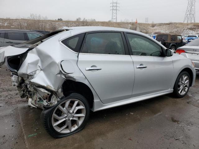 3N1AB7AP0DL735673 - 2013 NISSAN SENTRA S SILVER photo 3