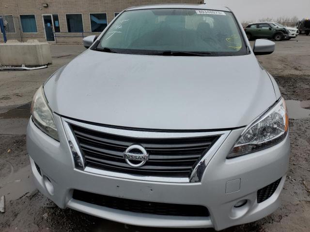 3N1AB7AP0DL735673 - 2013 NISSAN SENTRA S SILVER photo 5