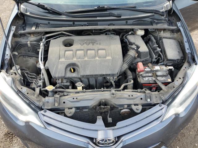 2T1BURHE3GC657683 - 2016 TOYOTA COROLLA L GRAY photo 11