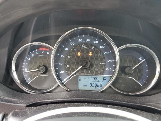 2T1BURHE3GC657683 - 2016 TOYOTA COROLLA L GRAY photo 9