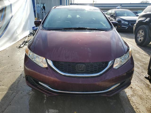 19XFB2F80FE107613 - 2015 HONDA CIVIC EX MAROON photo 5