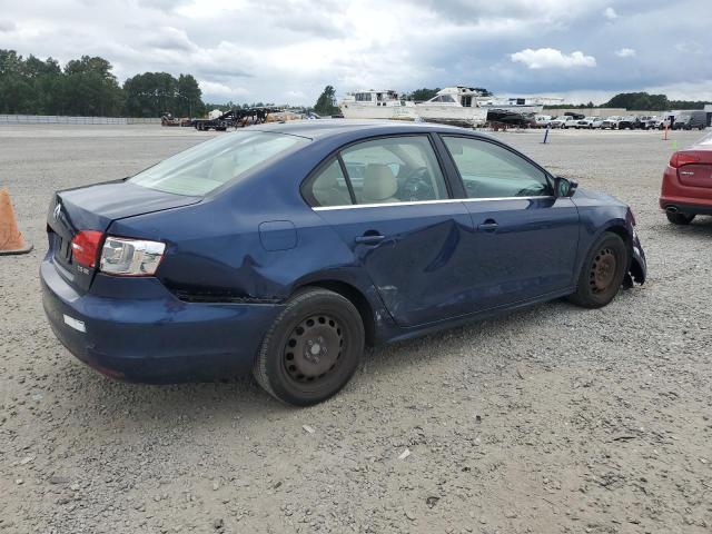 3VWDX7AJ7DM440438 - 2013 VOLKSWAGEN JETTA SE BLUE photo 3