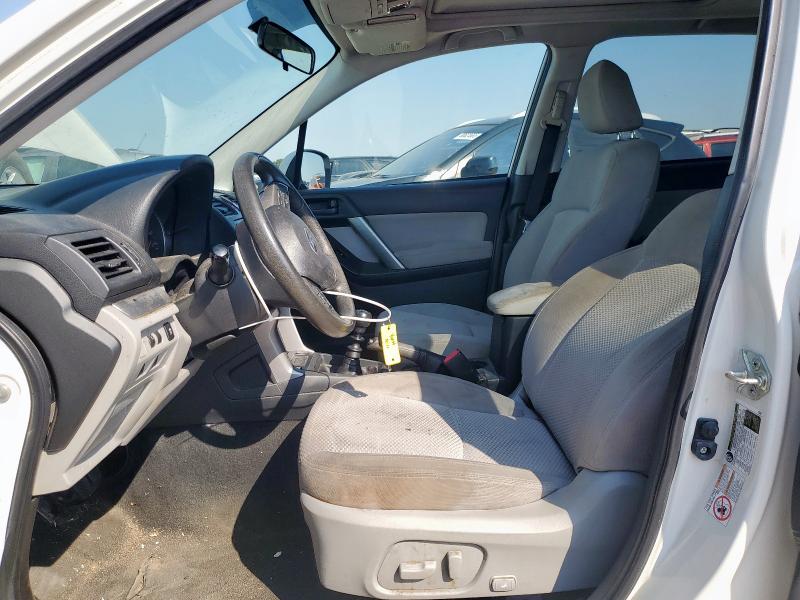 JF2SJADC3FG566347 - 2015 SUBARU FORESTER 2.5I PREMIUM თეთრი ფოტო 7
