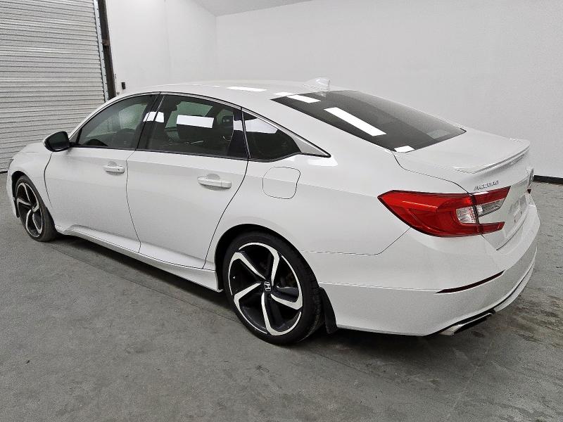 1HGCV1F37KA010786 - 2019 HONDA ACCORD SPORT თეთრი ფოტო 2