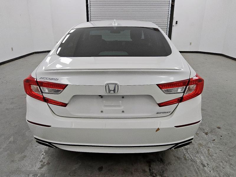 1HGCV1F37KA010786 - 2019 HONDA ACCORD SPORT თეთრი ფოტო 6