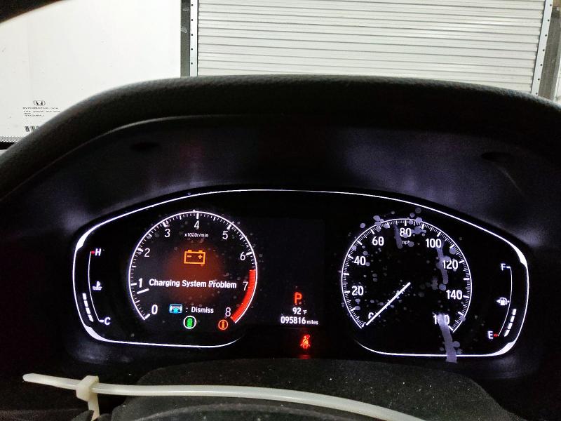 1HGCV1F37KA010786 - 2019 HONDA ACCORD SPORT თეთრი ფოტო 9