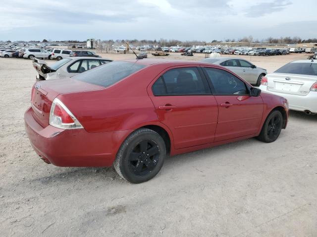 3FAHP06Z87R166920 - 2007 FORD FUSION S RED photo 3