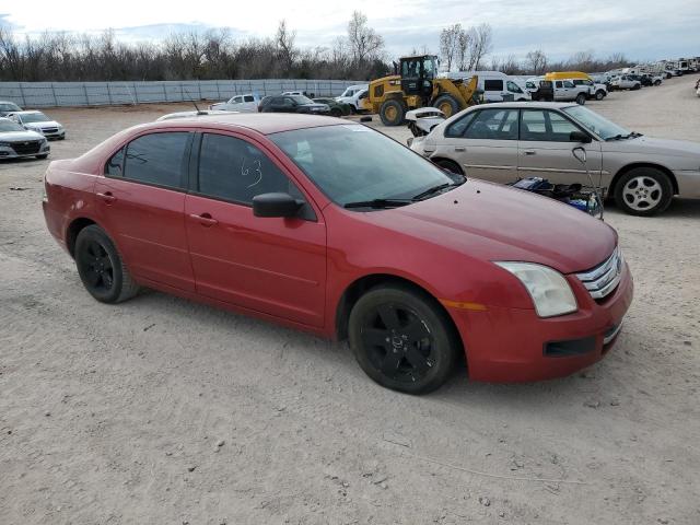 3FAHP06Z87R166920 - 2007 FORD FUSION S RED photo 4