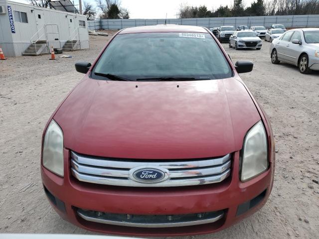 3FAHP06Z87R166920 - 2007 FORD FUSION S RED photo 5