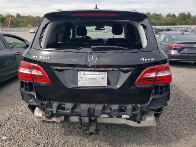 4JGDA5HB4FA484061 - 2015 MERCEDES-BENZ ML 350 4MATIC BLACK photo 6
