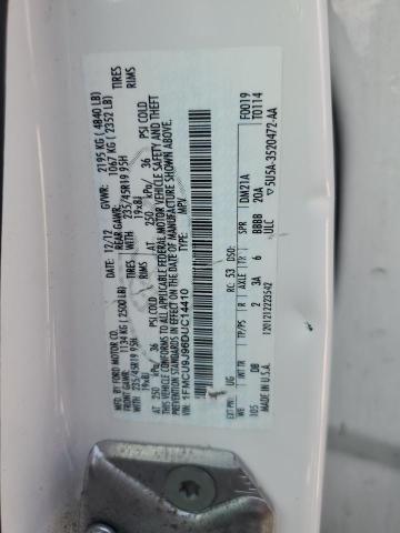 1FMCU9J96DUC14410 - 2013 FORD ESCAPE TITANIUM WHITE photo 12