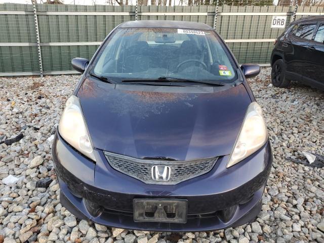 JHMGE88489S019045 - 2009 HONDA FIT SPORT BLUE photo 5