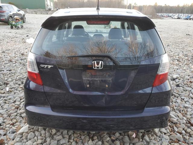 JHMGE88489S019045 - 2009 HONDA FIT SPORT BLUE photo 6