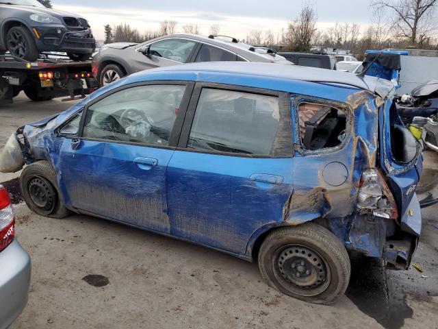 JHMGD38497S047813 - 2007 HONDA FIT BLUE photo 2