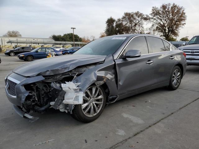 JN1CV7ARXHM681053 - 2017 INFINITI Q50 BASE GRAY photo 1