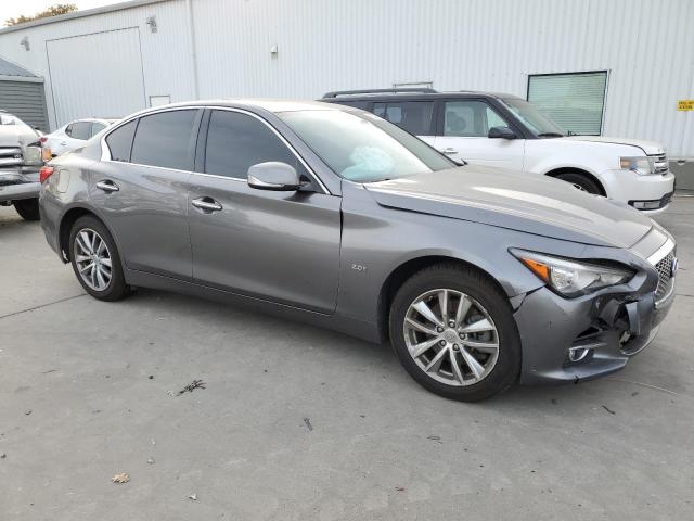 JN1CV7ARXHM681053 - 2017 INFINITI Q50 BASE GRAY photo 4