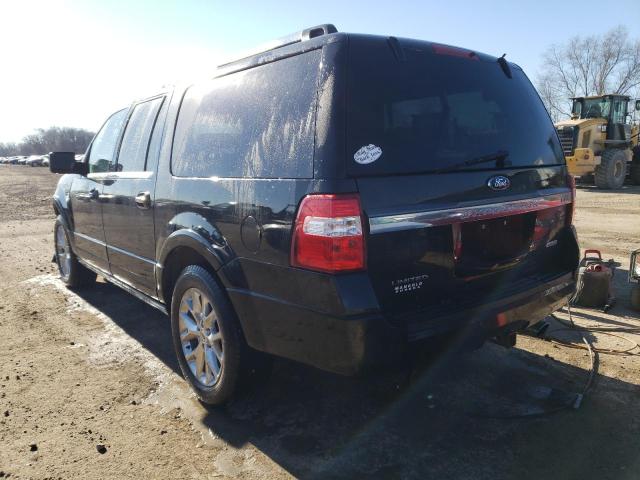 1FMJK2AT0FEF27983 - 2015 FORD EXPEDITION EL LIMITED BLACK photo 2