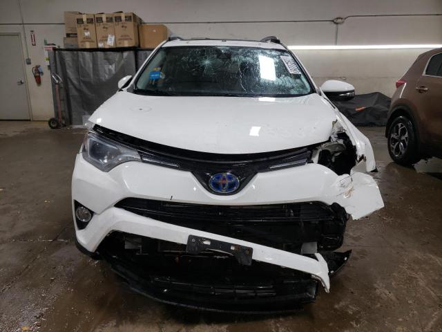 JTMRJREV0HD095922 - 2017 TOYOTA RAV4 HV LE WHITE photo 5