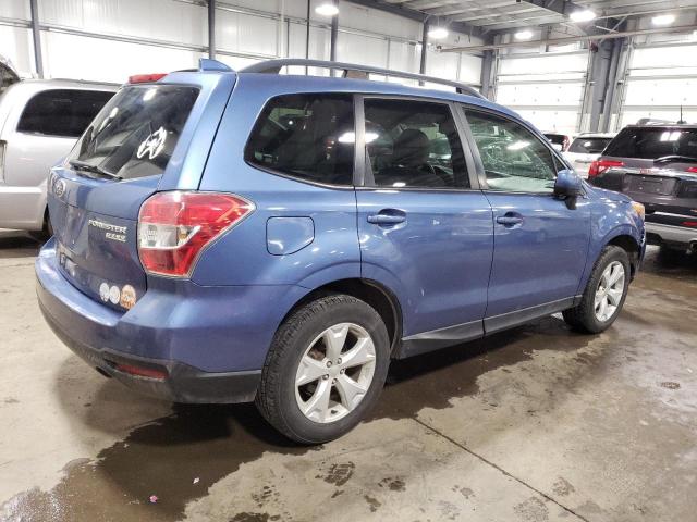 JF2SJADC0GH442337 - 2016 SUBARU FORESTER 2.5I PREMIUM BLUE photo 3