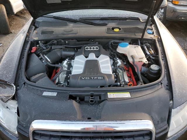 WAUKGAFB1BN040450 - 2011 AUDI A6 PRESTIGE შავი ფოტო 11