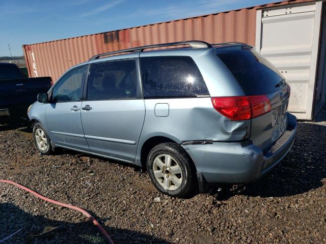 5TDZA23CX6S464120 - 2006 TOYOTA SIENNA CE BLUE photo 2