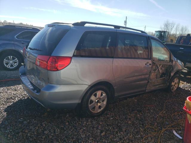 5TDZA23CX6S464120 - 2006 TOYOTA SIENNA CE BLUE photo 3