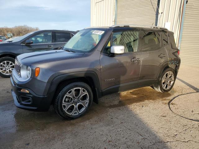 ZACCJADB8HPF79871 - 2017 JEEP RENEGADE LIMITED GRAY photo 1