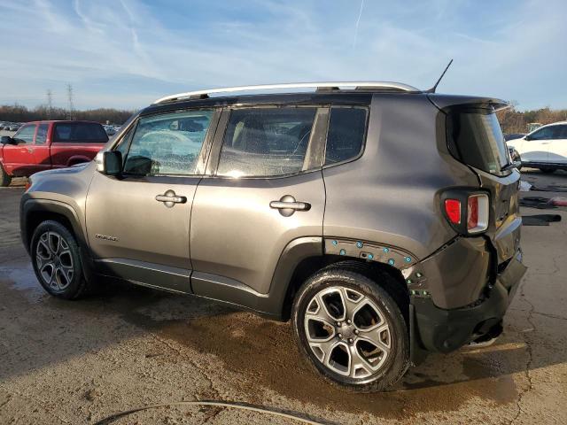 ZACCJADB8HPF79871 - 2017 JEEP RENEGADE LIMITED GRAY photo 2