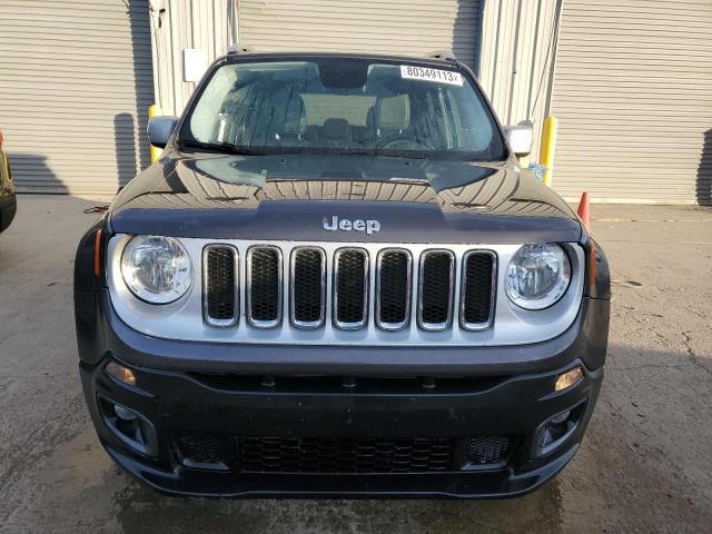 ZACCJADB8HPF79871 - 2017 JEEP RENEGADE LIMITED GRAY photo 5