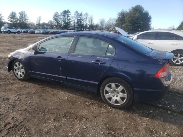 2HGFA16558H527346 - 2008 HONDA CIVIC LX BLUE photo 2