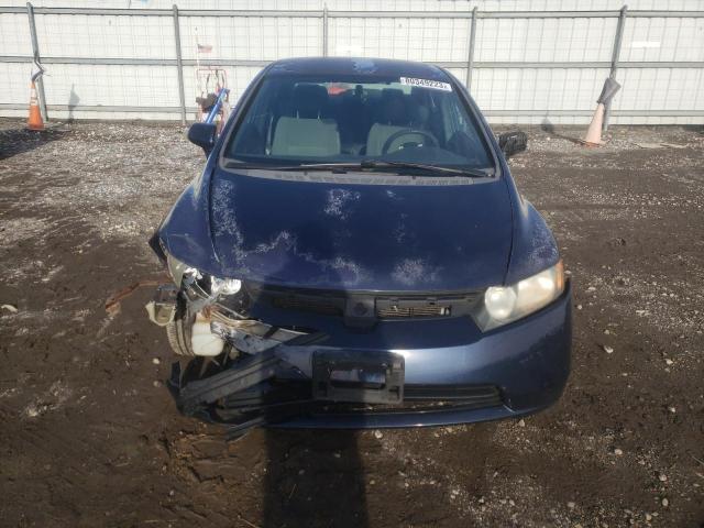 2HGFA16558H527346 - 2008 HONDA CIVIC LX BLUE photo 5