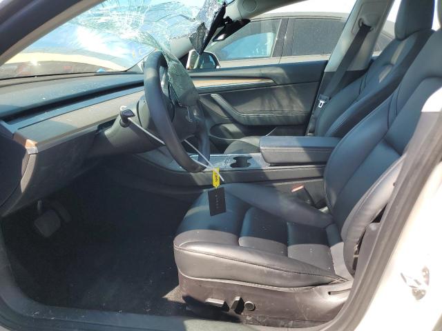 5YJ3E1EA5NF361951 - 2022 TESLA MODEL 3 Blanco foto 7