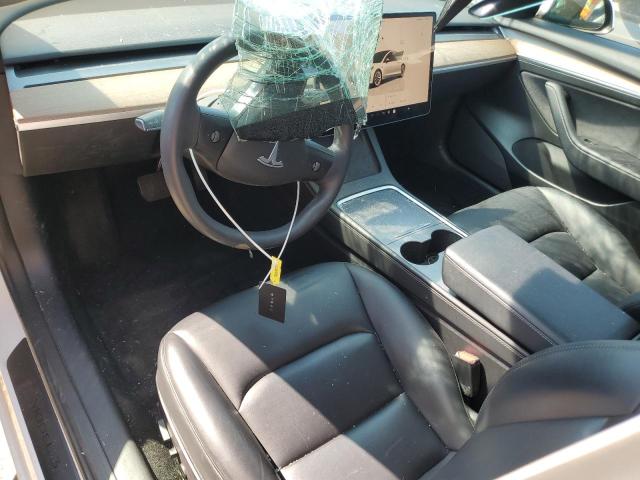 5YJ3E1EA5NF361951 - 2022 TESLA MODEL 3 Blanco foto 8