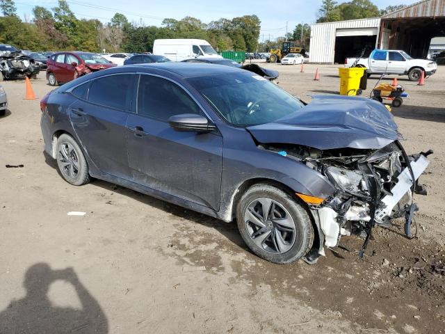 2HGFC2F6XMH532416 - 2021 HONDA CIVIC LX GRAY photo 4