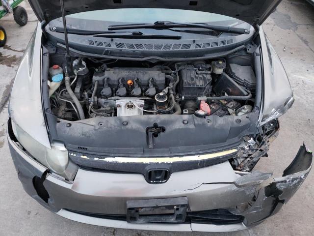 2HGFA16878H301710 - 2008 HONDA CIVIC EX GRAY photo 11