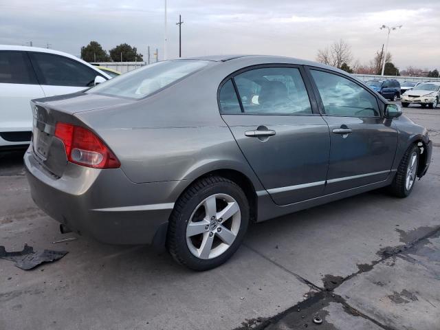 2HGFA16878H301710 - 2008 HONDA CIVIC EX GRAY photo 3