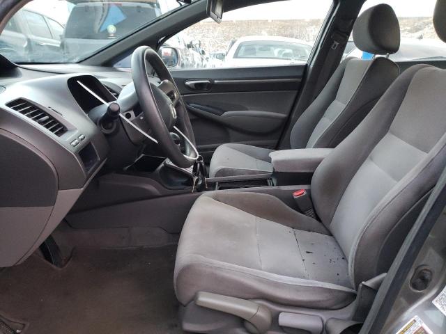 2HGFA16878H301710 - 2008 HONDA CIVIC EX GRAY photo 7