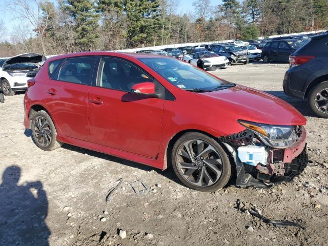 JTNKARJE2JJ572232 - 2018 TOYOTA COROLLA IM RED photo 4