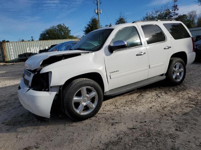 1GNSCBE01DR266172 - 2013 CHEVROLET TAHOE C1500 LT WHITE photo 1