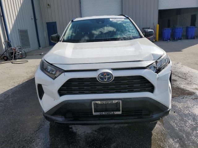 2T3LWRFV8MW116003 - 2021 TOYOTA RAV4 LE WHITE photo 5